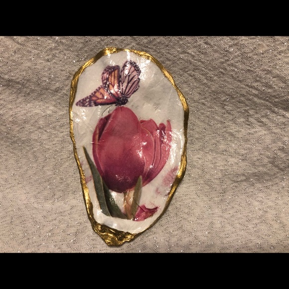 Tulip jewelry trinket dish - Picture 2 of 2